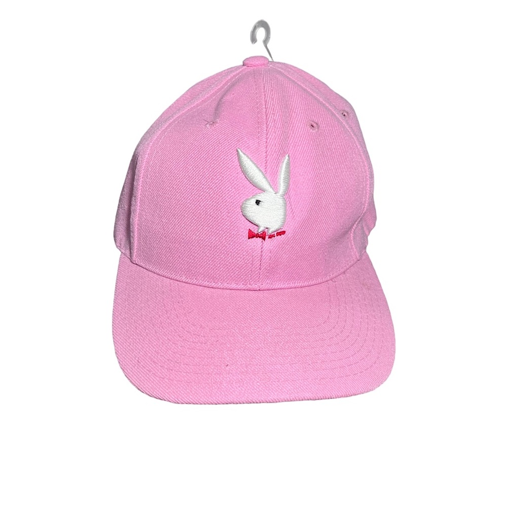 Playboy Pink Logo Embroidered Ball Cap